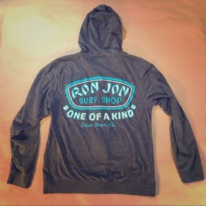 Ron Jon women’s zip-up hoodie Sweatshirt medium